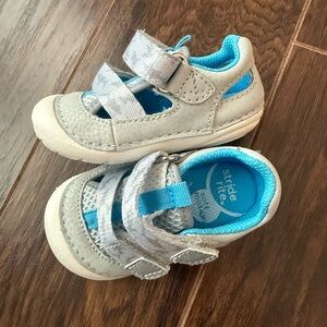 Stride Rite Kids' Gray and Blue Sneakers